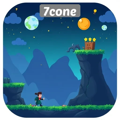 7cone: Platform Game yang Responsif dan Mudah Diakses